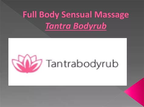 Full Body Sensual Massage Sexual massage Oosterbeek